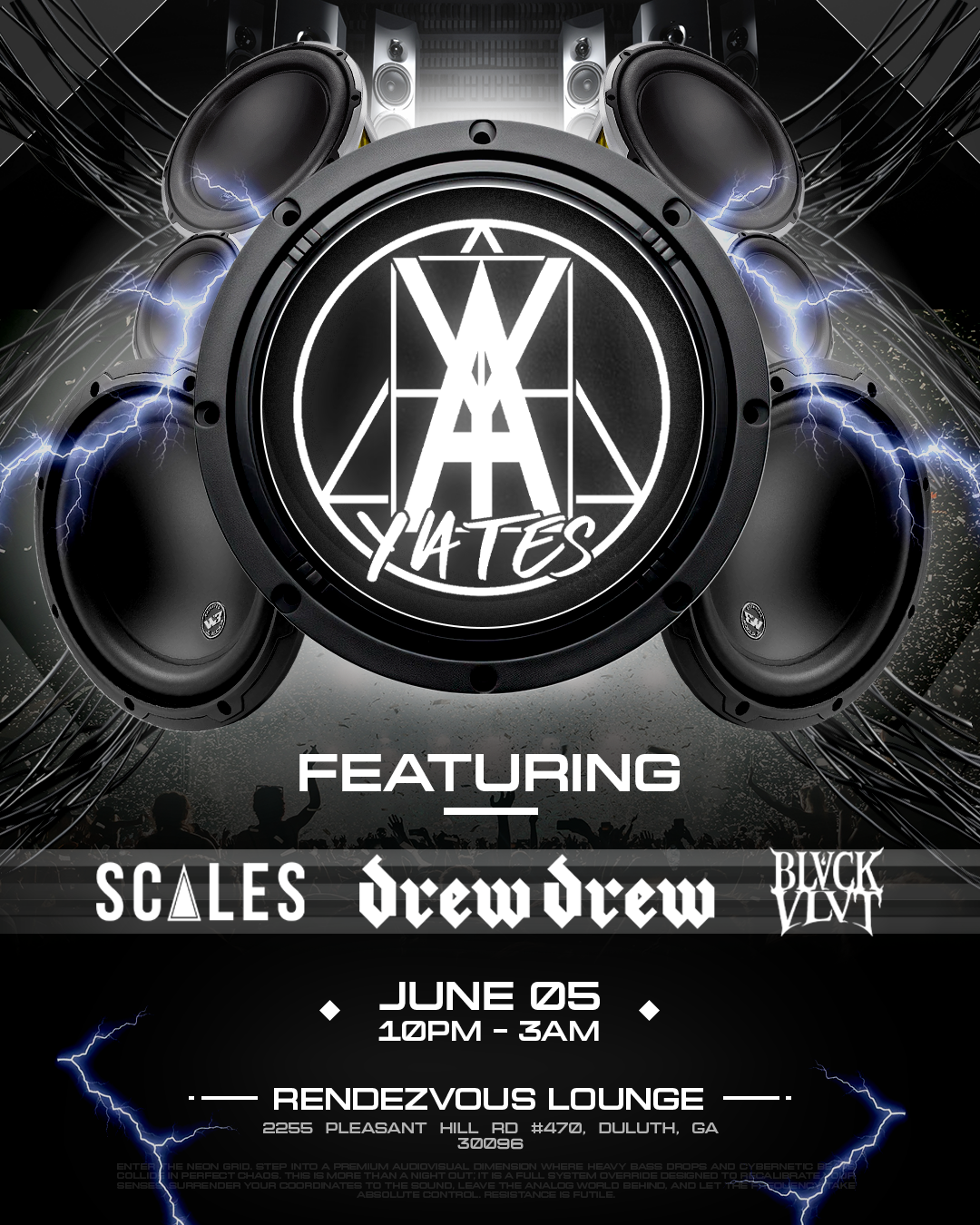 Yates! at Rendezvous Friday, Jun 5, 2026