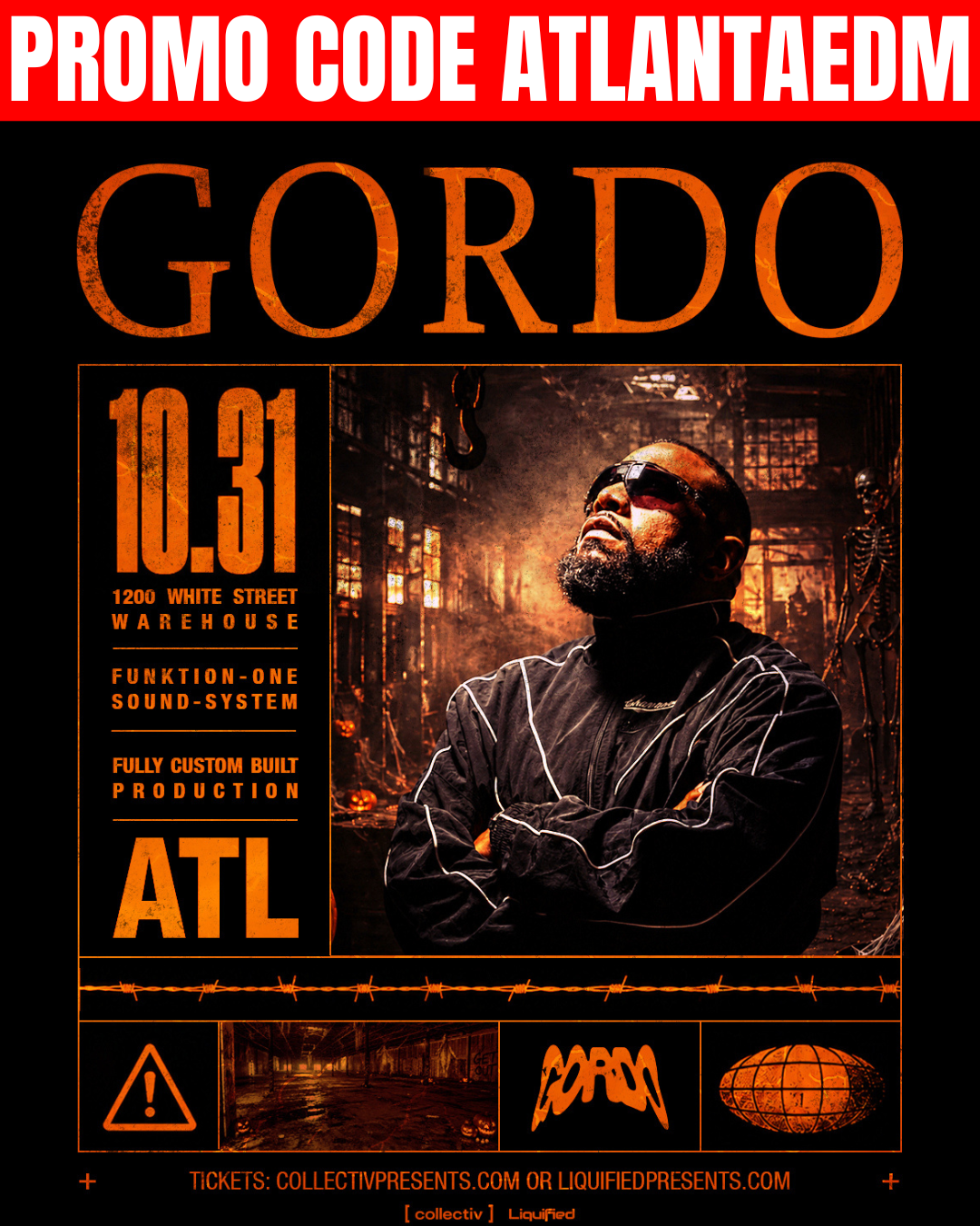 Gordo at 1200 White St Saturday, Oct 31, 2026