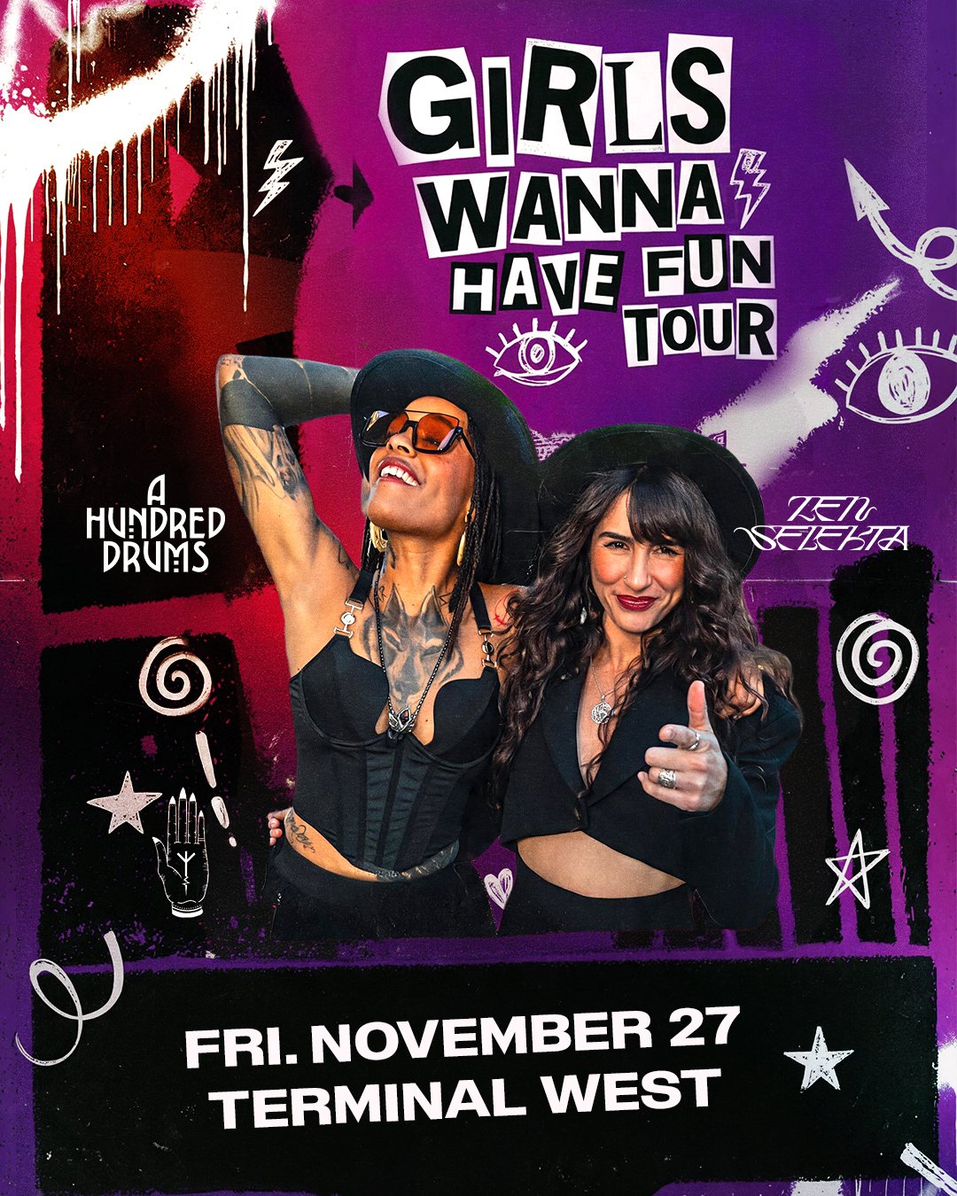 A Hundred Drums and Zen Selekta at Terminal West Friday, Nov 27, 2026