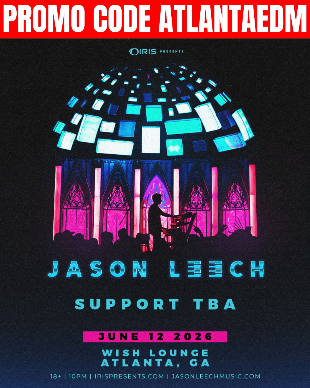 Jason Leech at Wish Lounge Friday, Jun 12, 2026