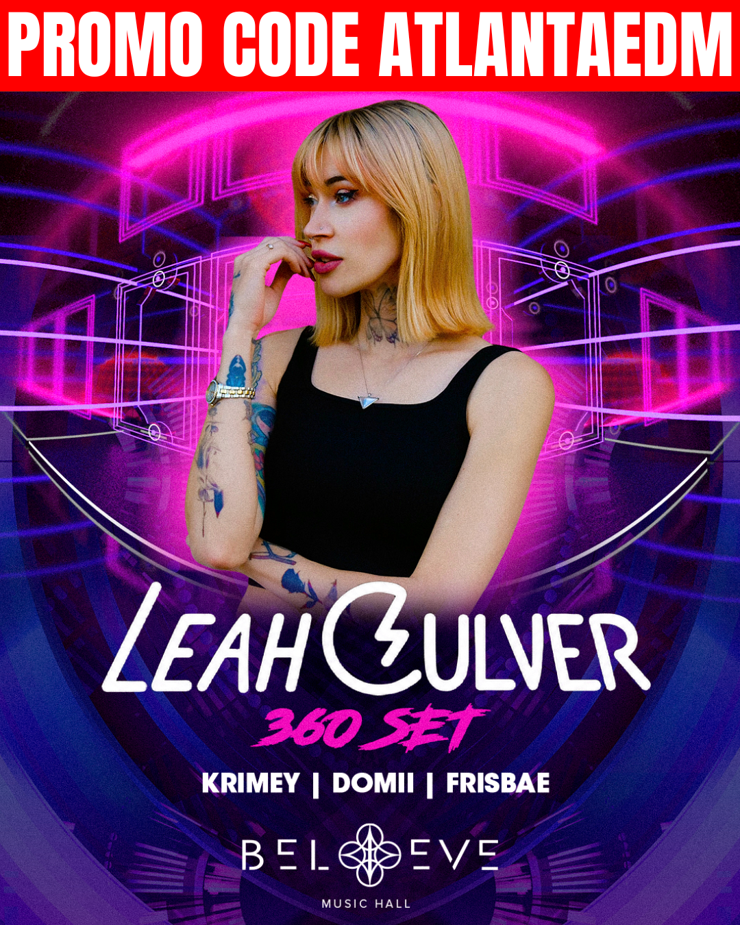 Leah Culver at Believe Music Hall Saturday, Jun 13, 2026