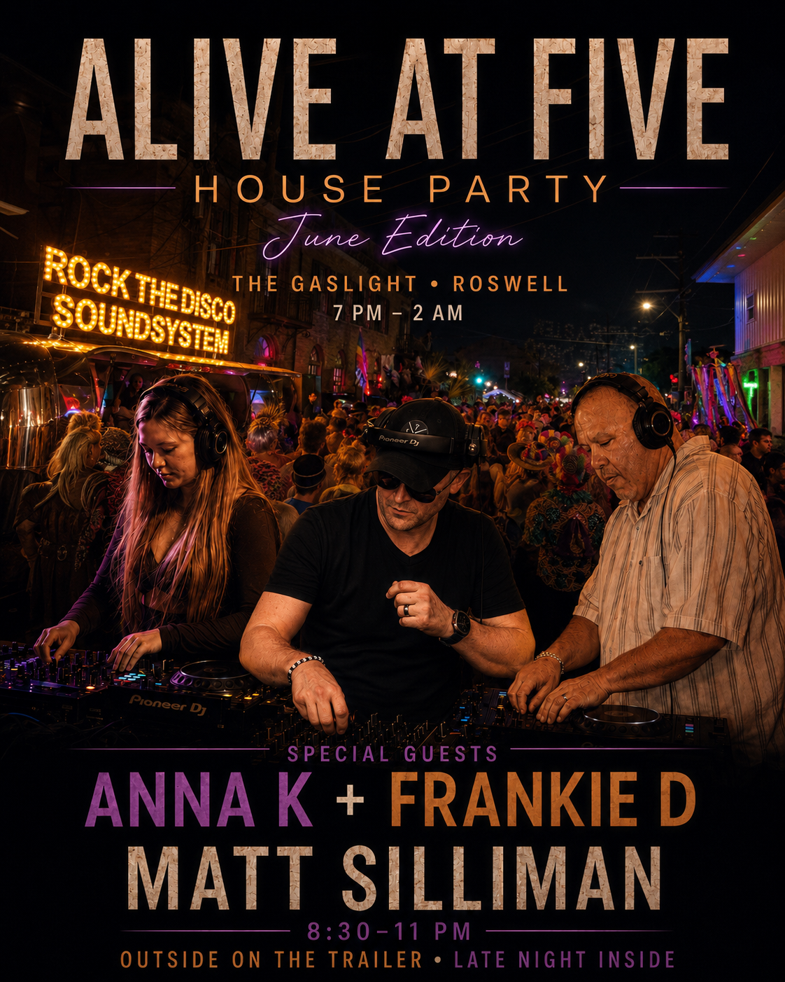 Alive at Five at The Gaslight Thursday, Jun 18, 2026