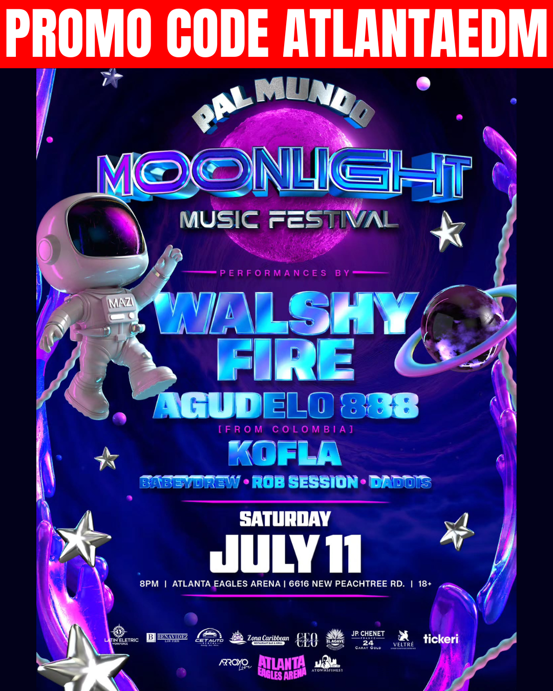 Moonlight Music Festival Saturday, Jul 11, 2026