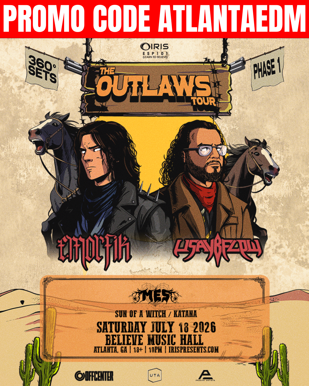 Emorfik x Usaybflow at Believe Music Hall Saturday, Jul 18, 2026