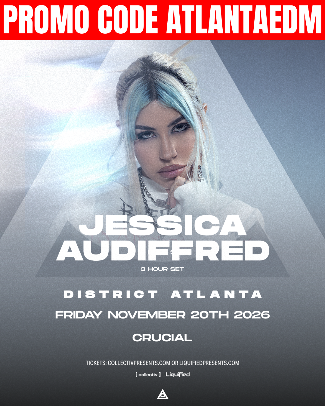 Jessica Audiffred at District Friday, Nov 20, 2026