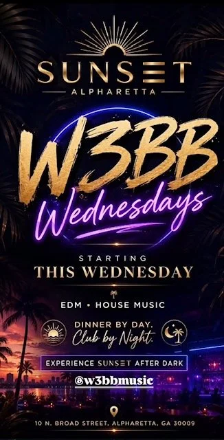 W3bb Wednesdays at Sunset Alpharetta Wednesday, Jul 1, 2026