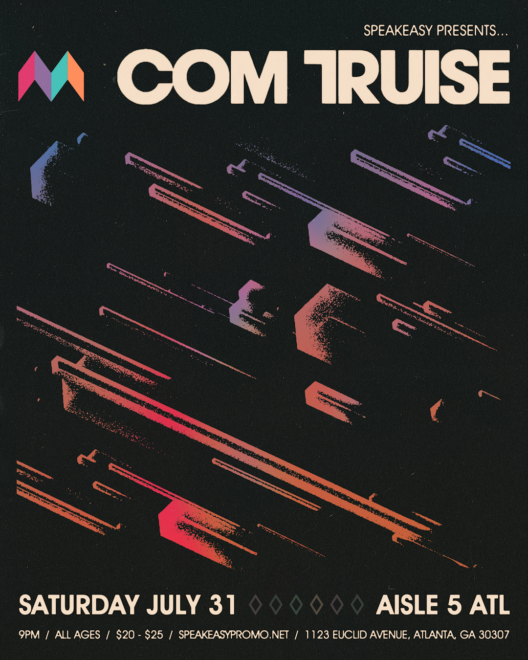 Com Truise at Aisle 5 Friday, Jul 31, 2026