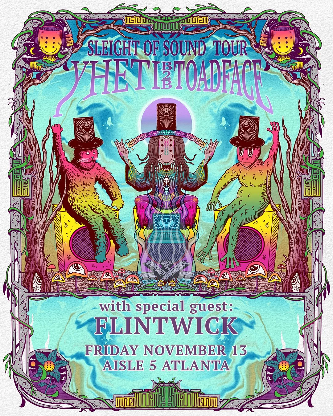 Yheti B2B Toadface at Aisle 5 Friday, Nov 13, 2026