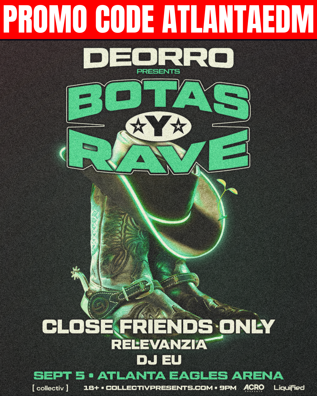 Deorro at Atlanta Eagles Arena Saturday, Sep 5, 2026