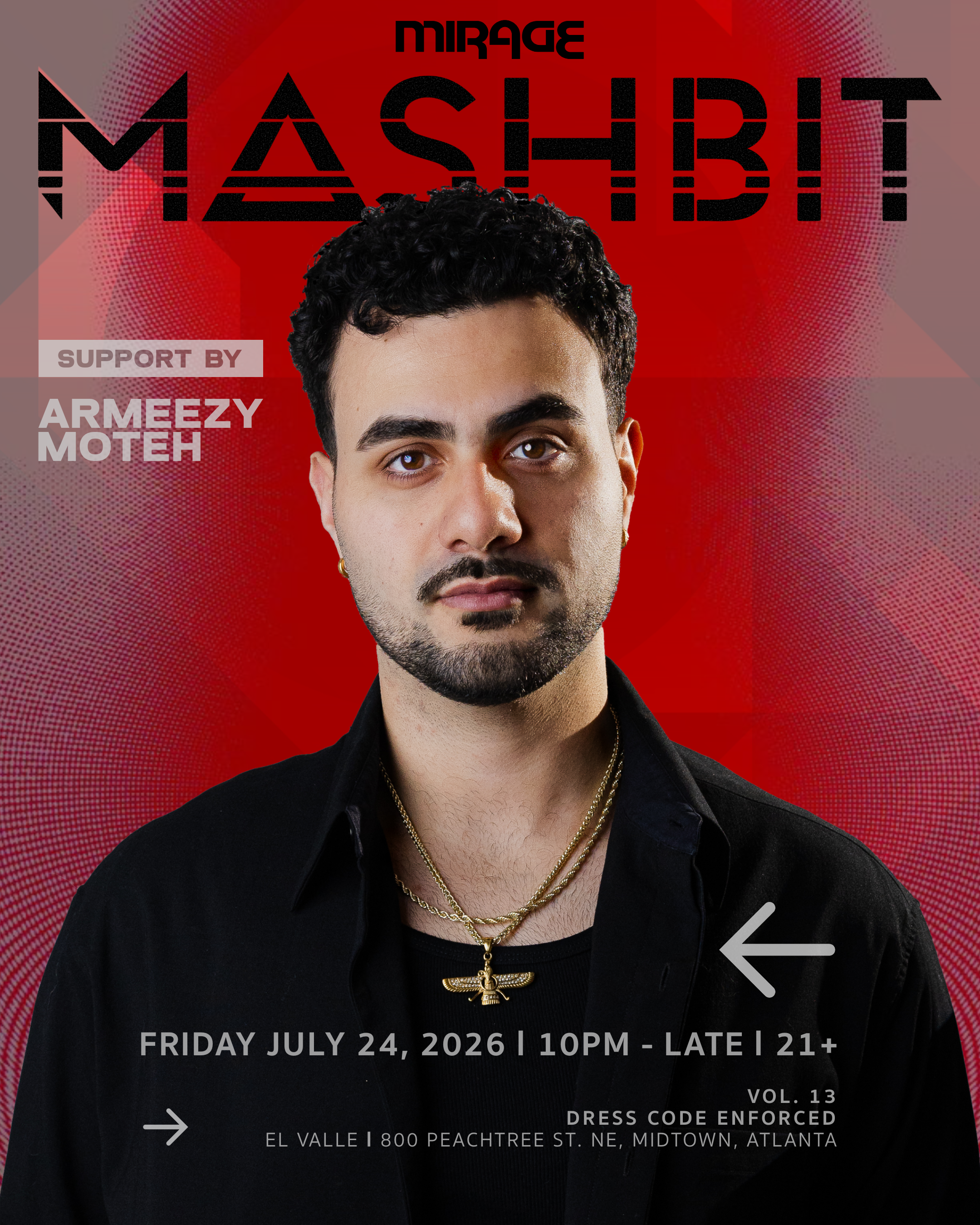 Mirage: Mashbit at El Valle Friday, Jul 24, 2026