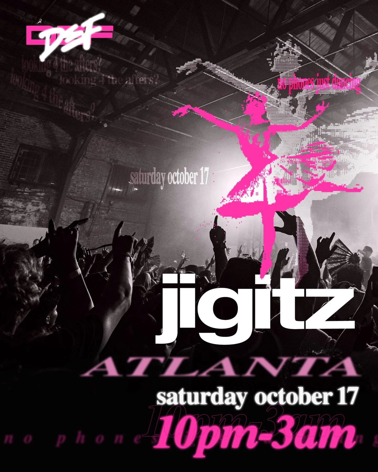 DEF: Jigitz at Secret Location Saturday, Oct 17, 2026