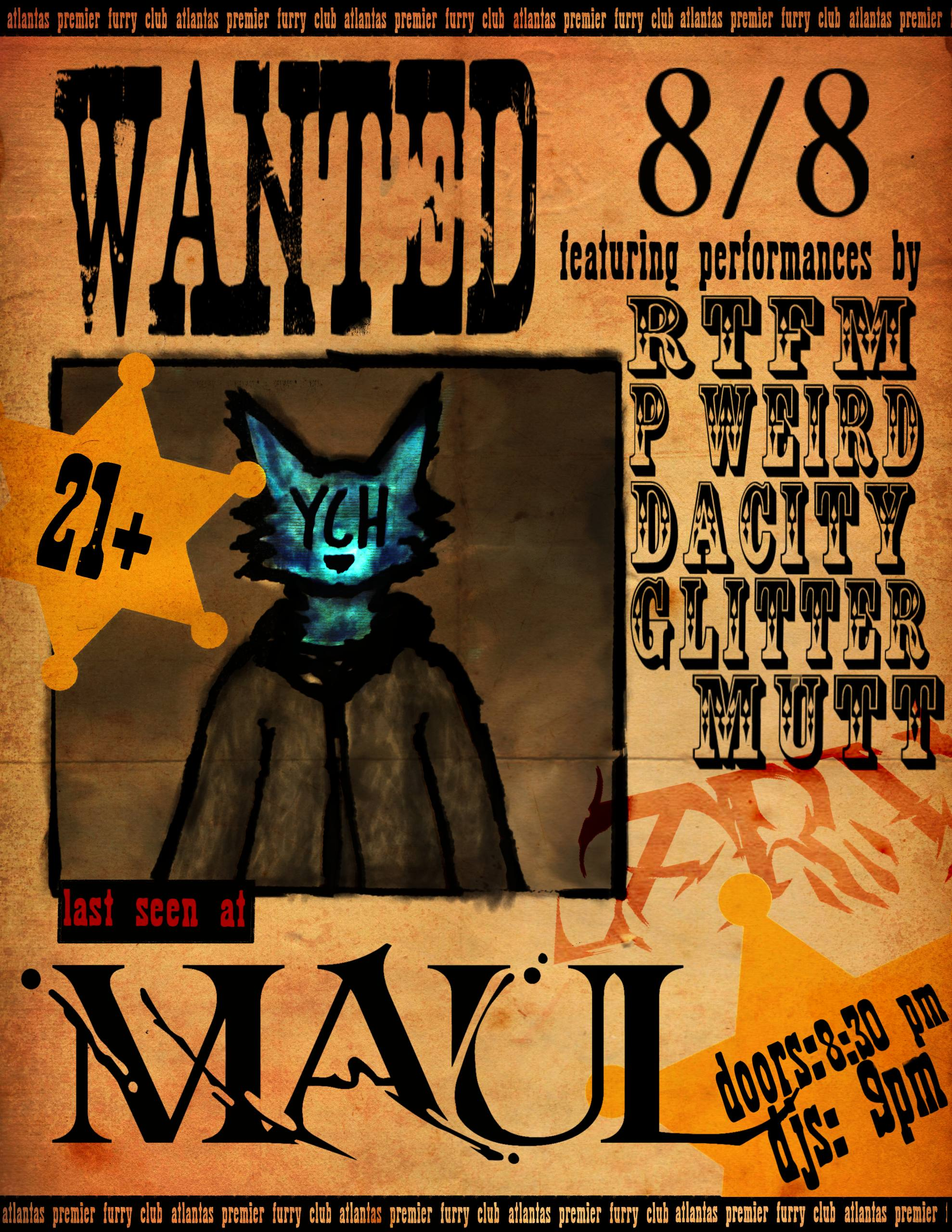 MAUL: ATL's Premier Furry CLub Event at Sapphire Saturday, Aug 8, 2026