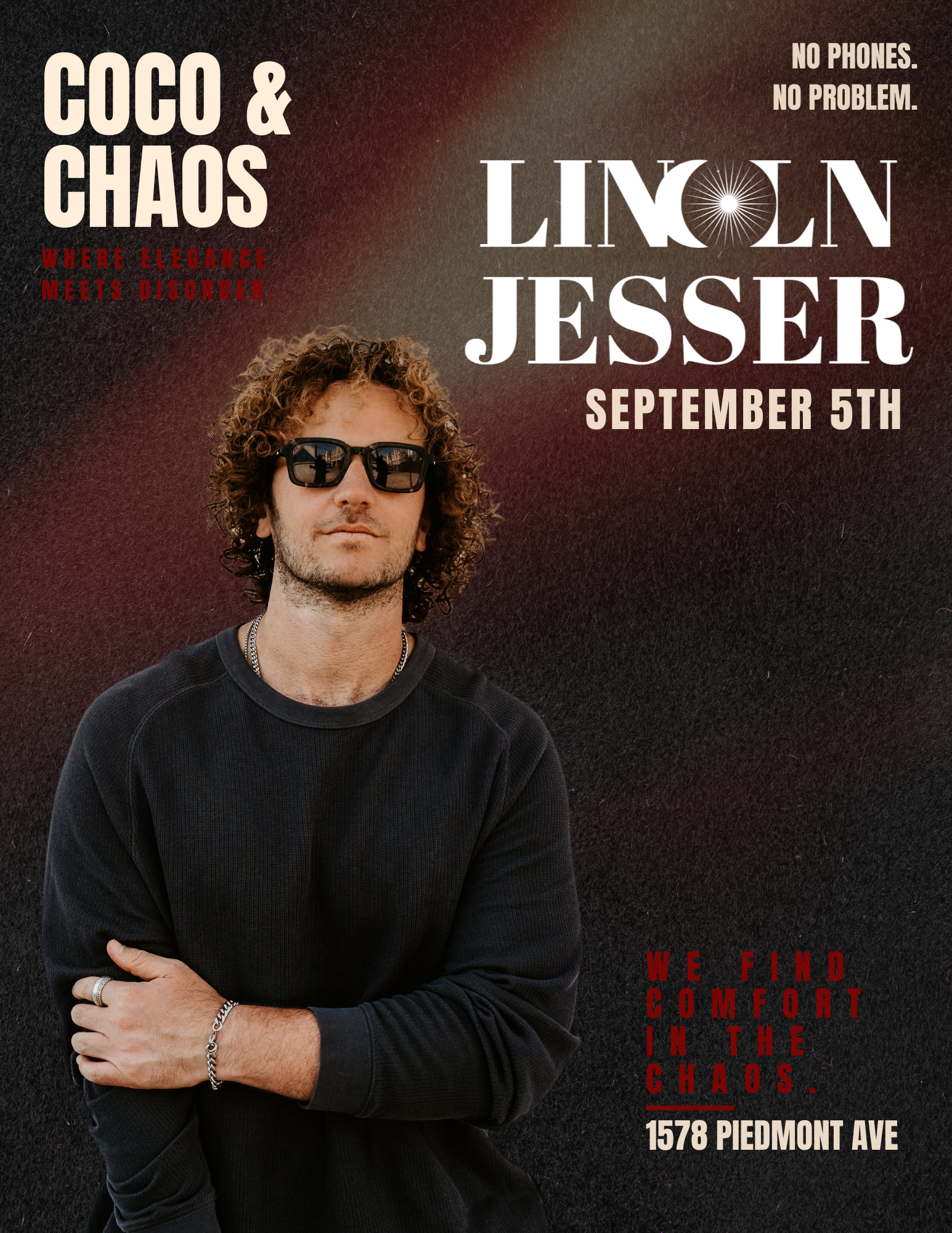 Coco & Chaos: Lincoln Jesser at 1578 Piedmont Ave NE Saturday, Sep 5, 2026