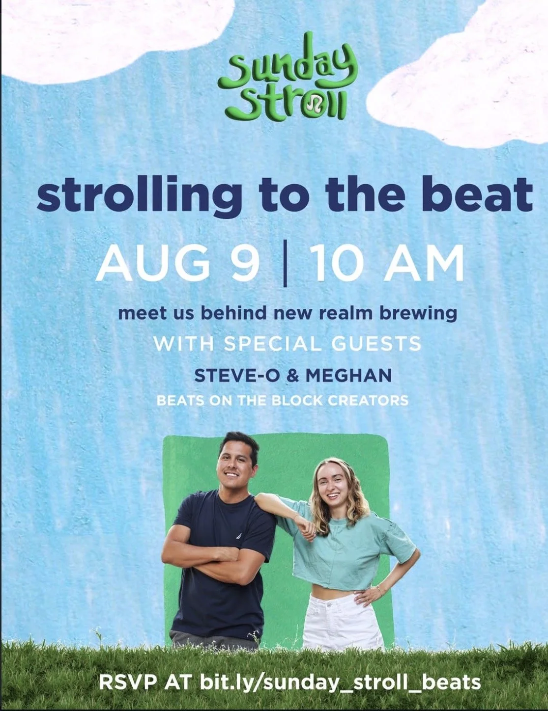 Sunday Stroll: EDM Edition Sunday, Aug 9, 2026