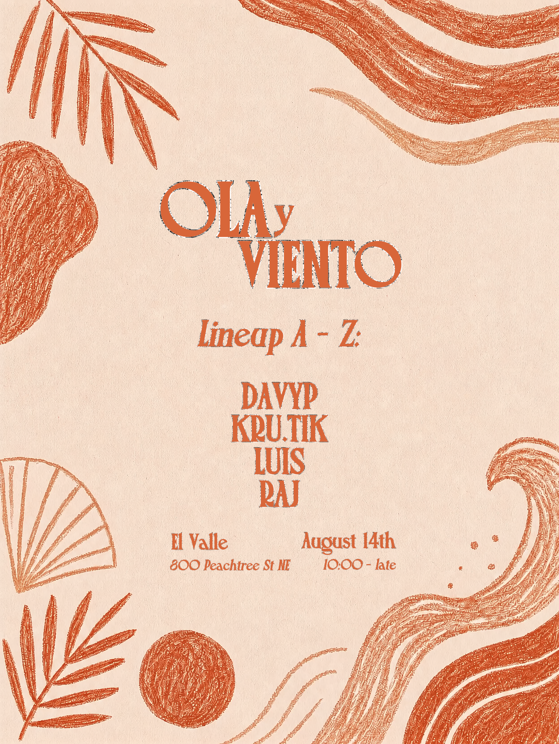 Ola y Viento at El Valle Friday, Aug 14, 2026