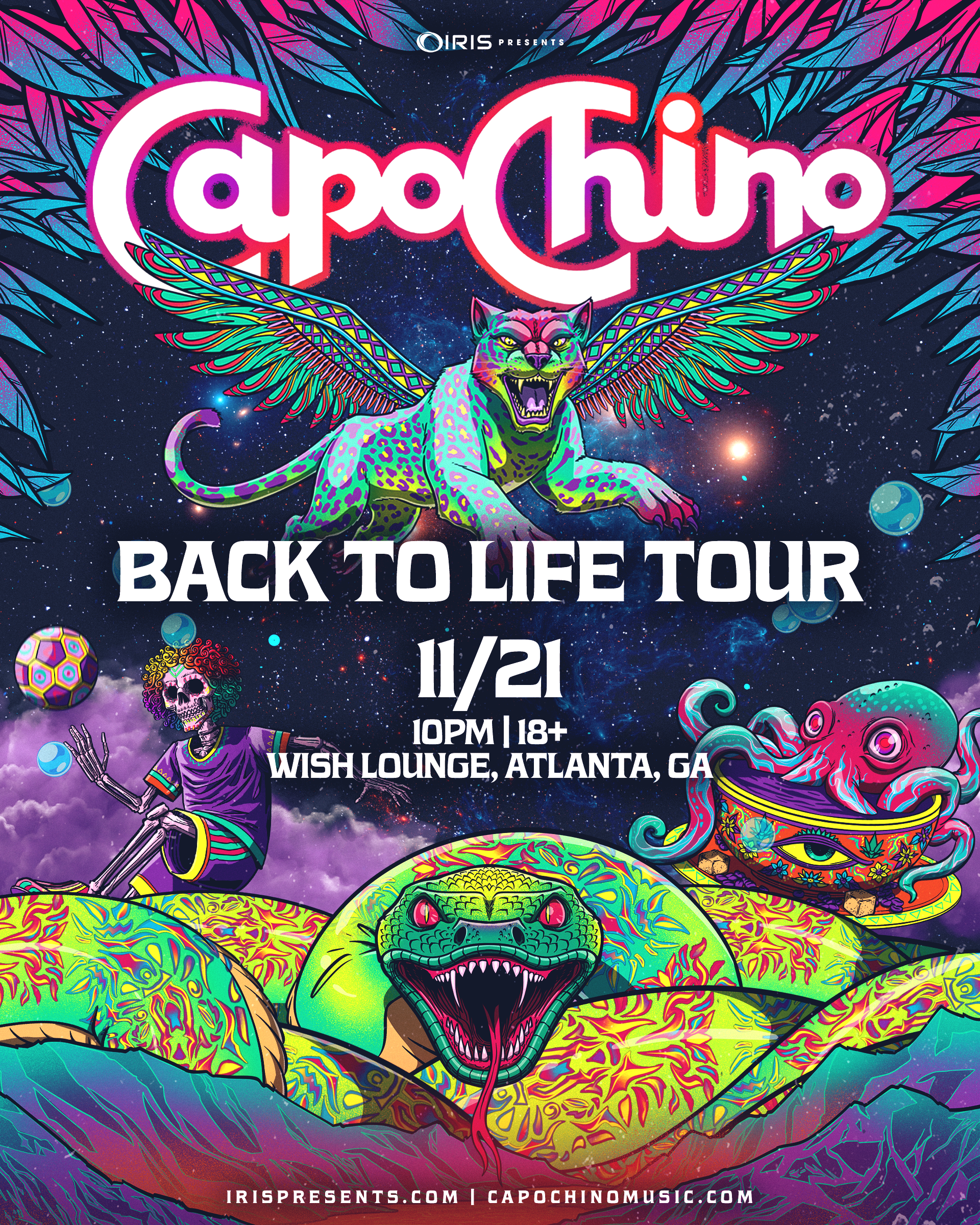Capochino at Wish Lounge Saturday, Nov 21, 2026