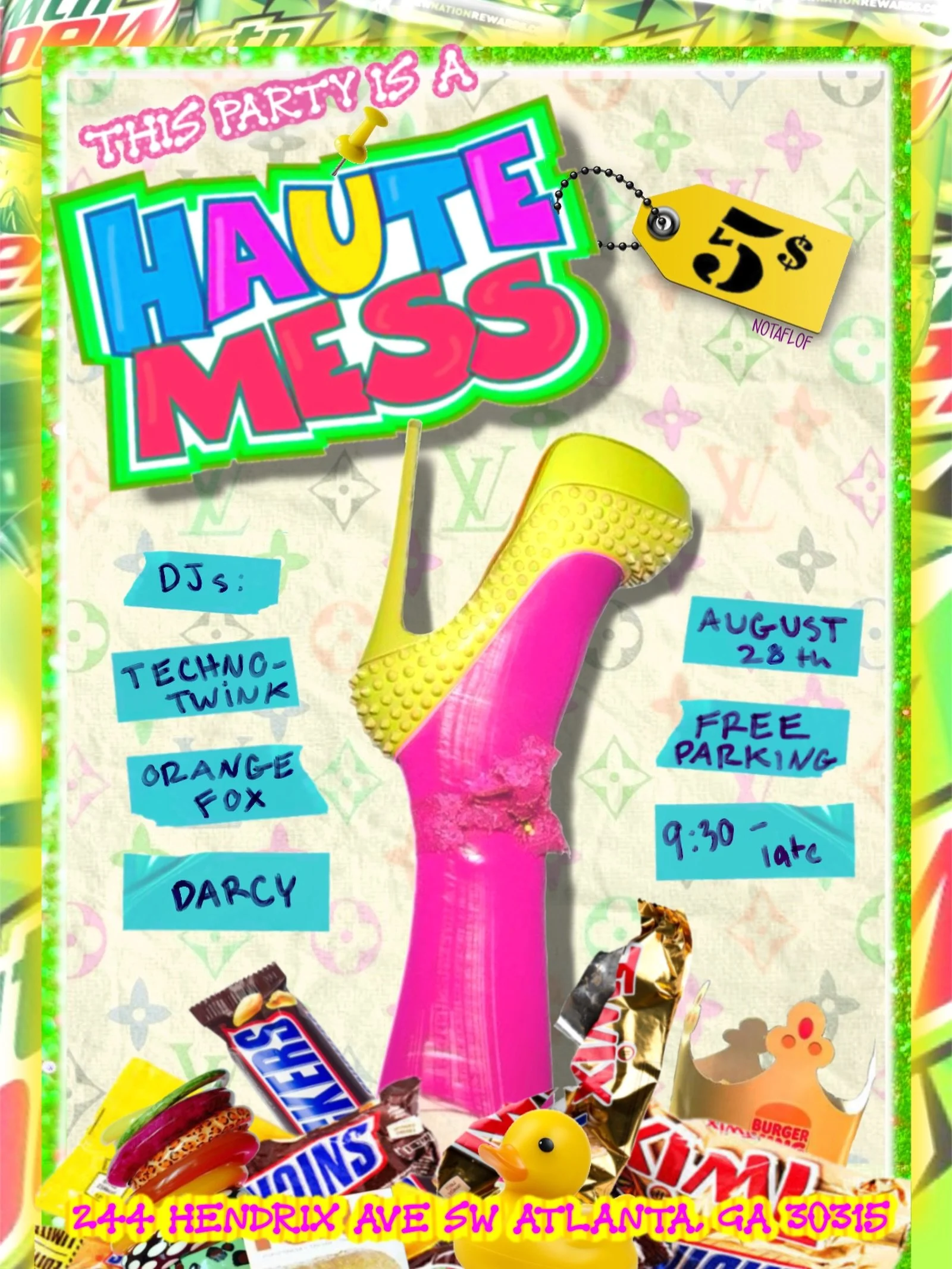 Haute Mess Rave Party at Lost Signal Saturday, Aug 29, 2026