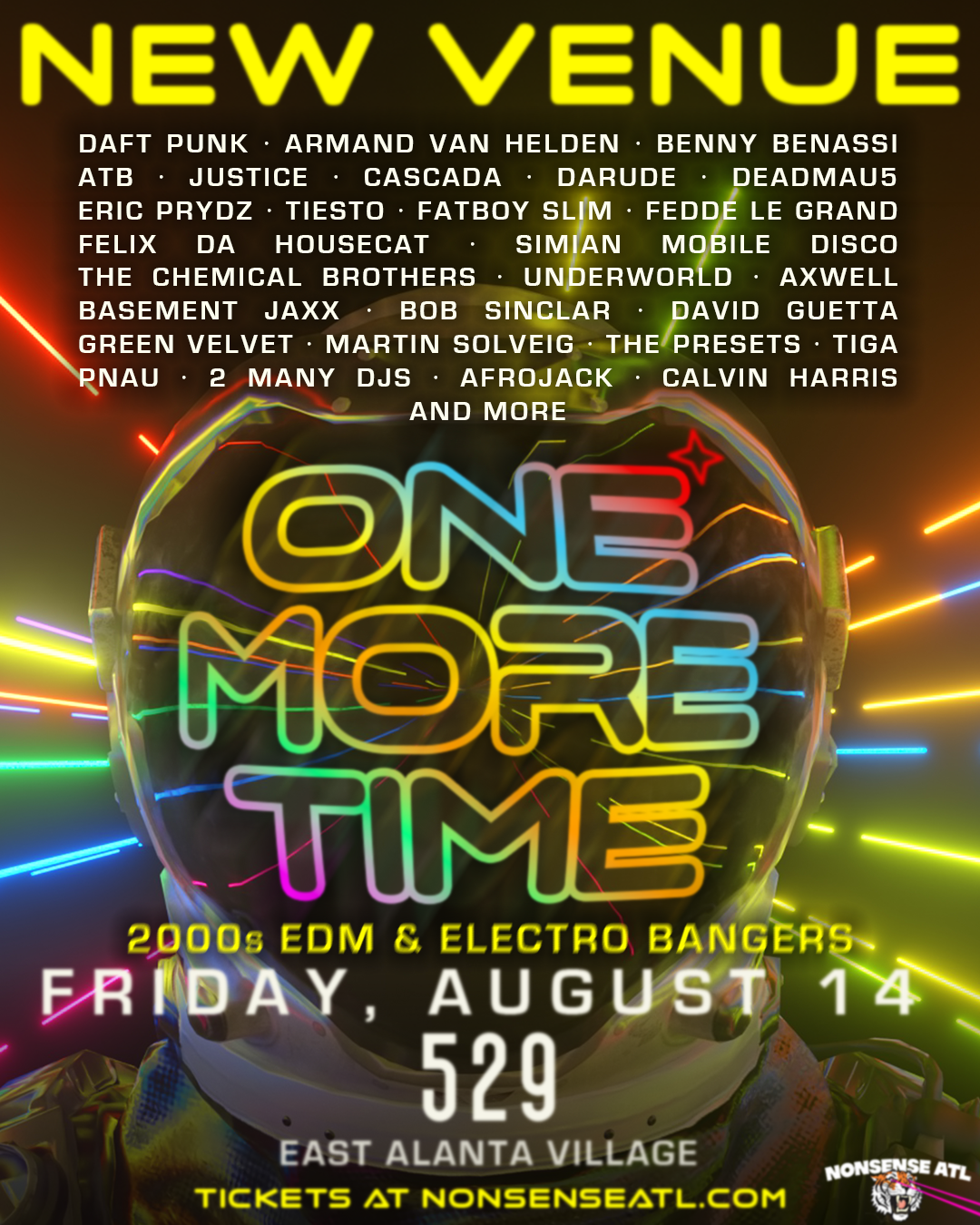 One More Time at 529 EAV Friday, Aug 14, 2026