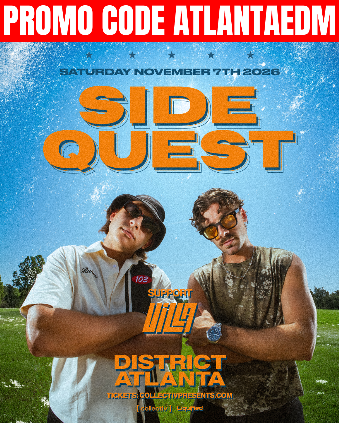 Sidequest at District Saturday, Nov 7, 2026