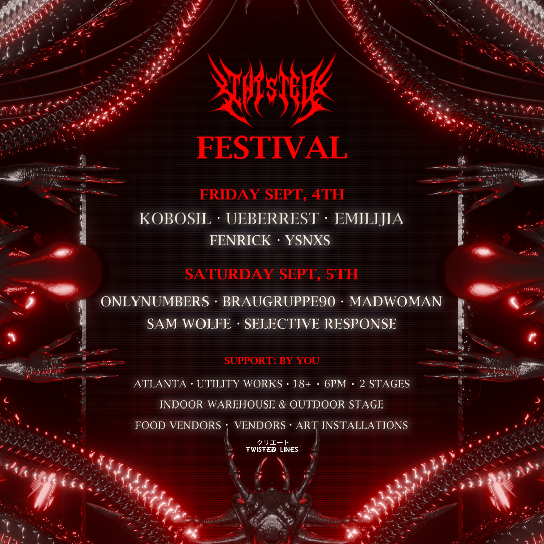 Twisted Lines Twisted Festival Atlanta Friday + Saturday, Sep 4-5, 2026
