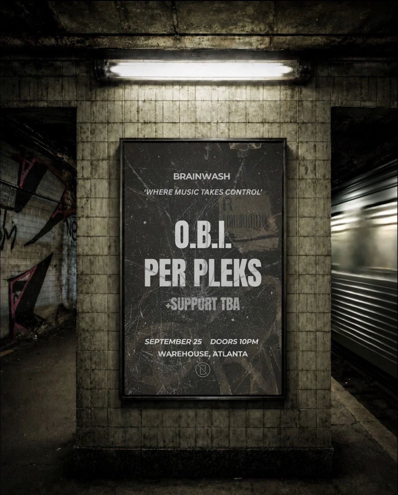 Brainwash Techno: O.B.I + Per Pleks at Secret Location Friday, Sep 25, 2026