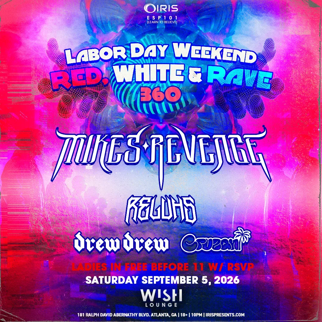 Red, White and Rave at Wish Lounge Saturday, Sep 5, 2026