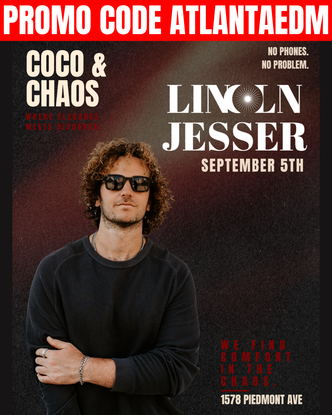 Coco &amp; Chaos: Lincoln Jesser at 1578 Piedmont Ave NE Saturday, Sep 5, 2026
