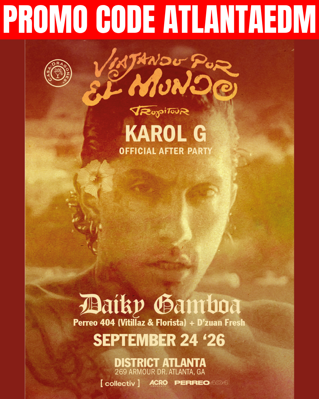 Karol G Official Afterparty: Daiky Gamboa at District Thursday, Sep 24, 2026
