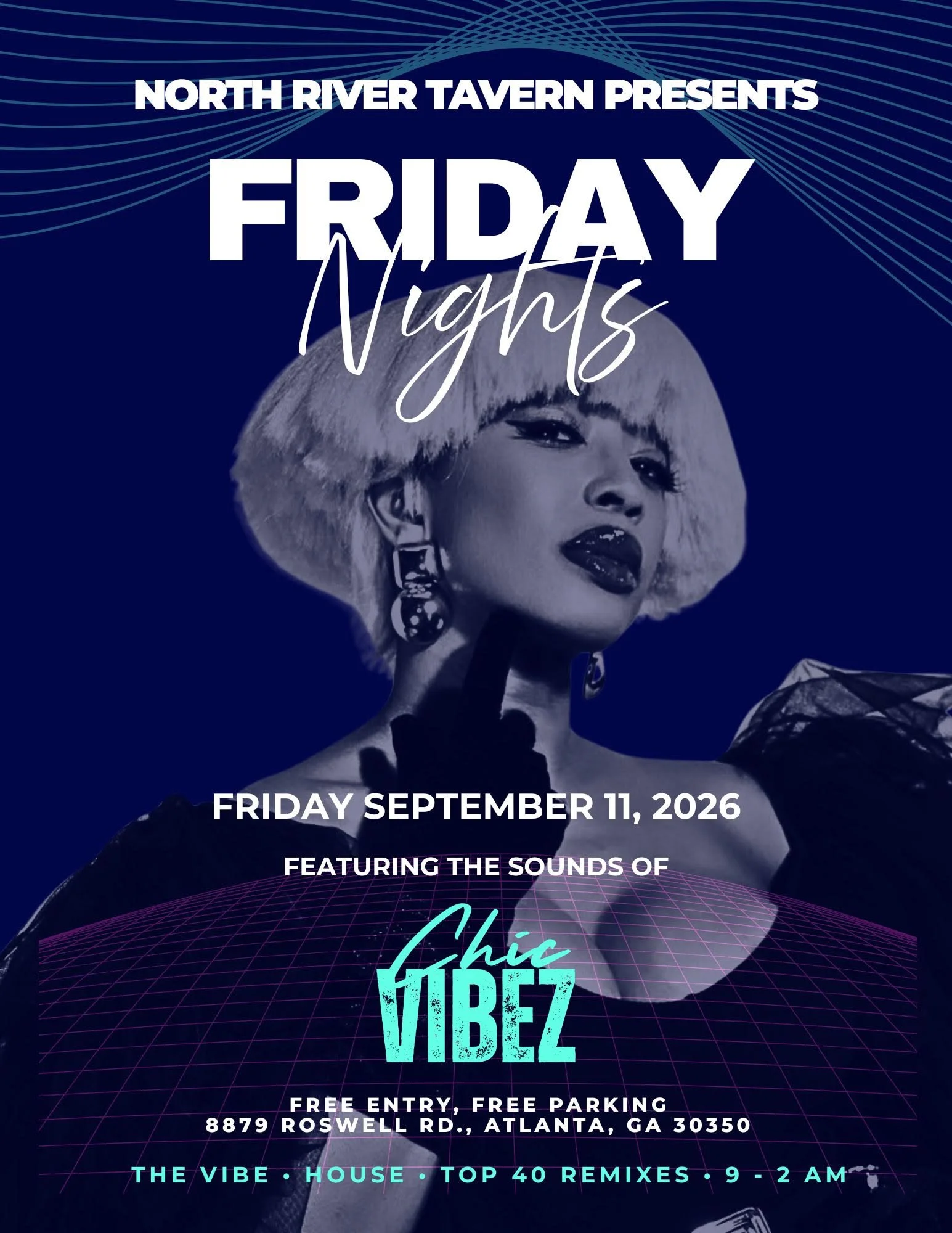 Chic Vibez at North River Tavern Friday, Sep 11, 2026