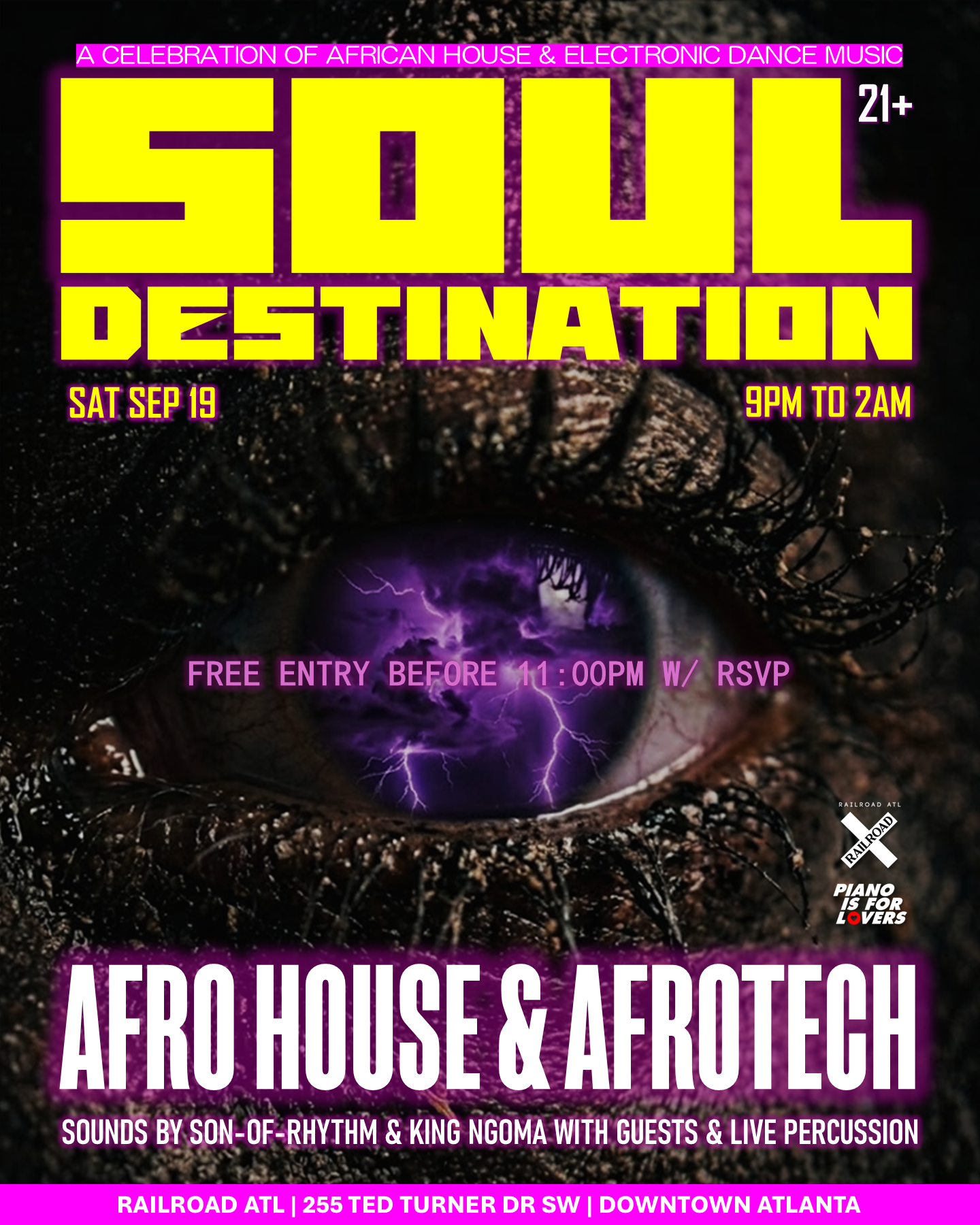 Soul Destination at Railroad Saturday, Sep 19, 2026