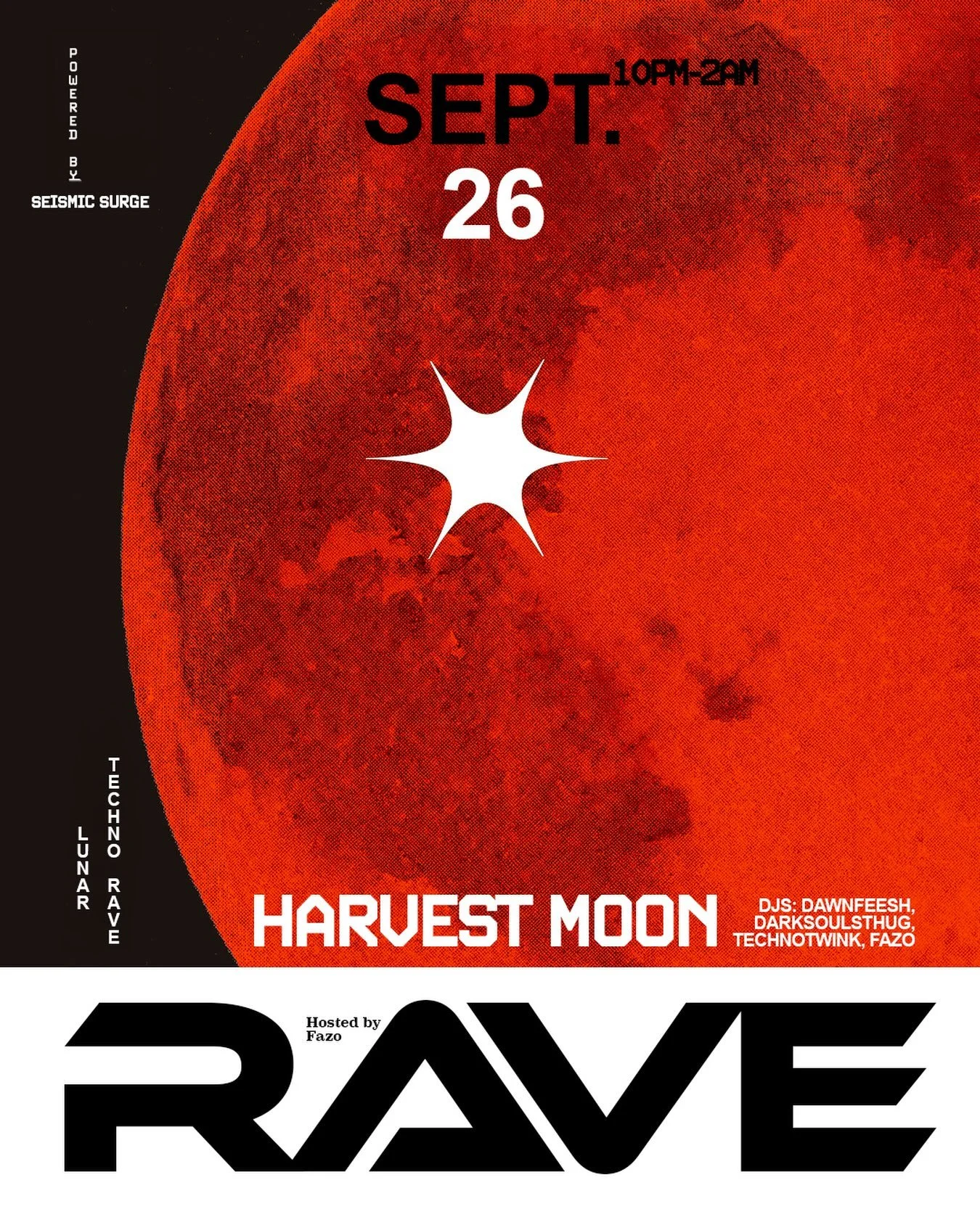 Harvest Moon Rave at Secret Location Saturday, Sep 26, 2026
