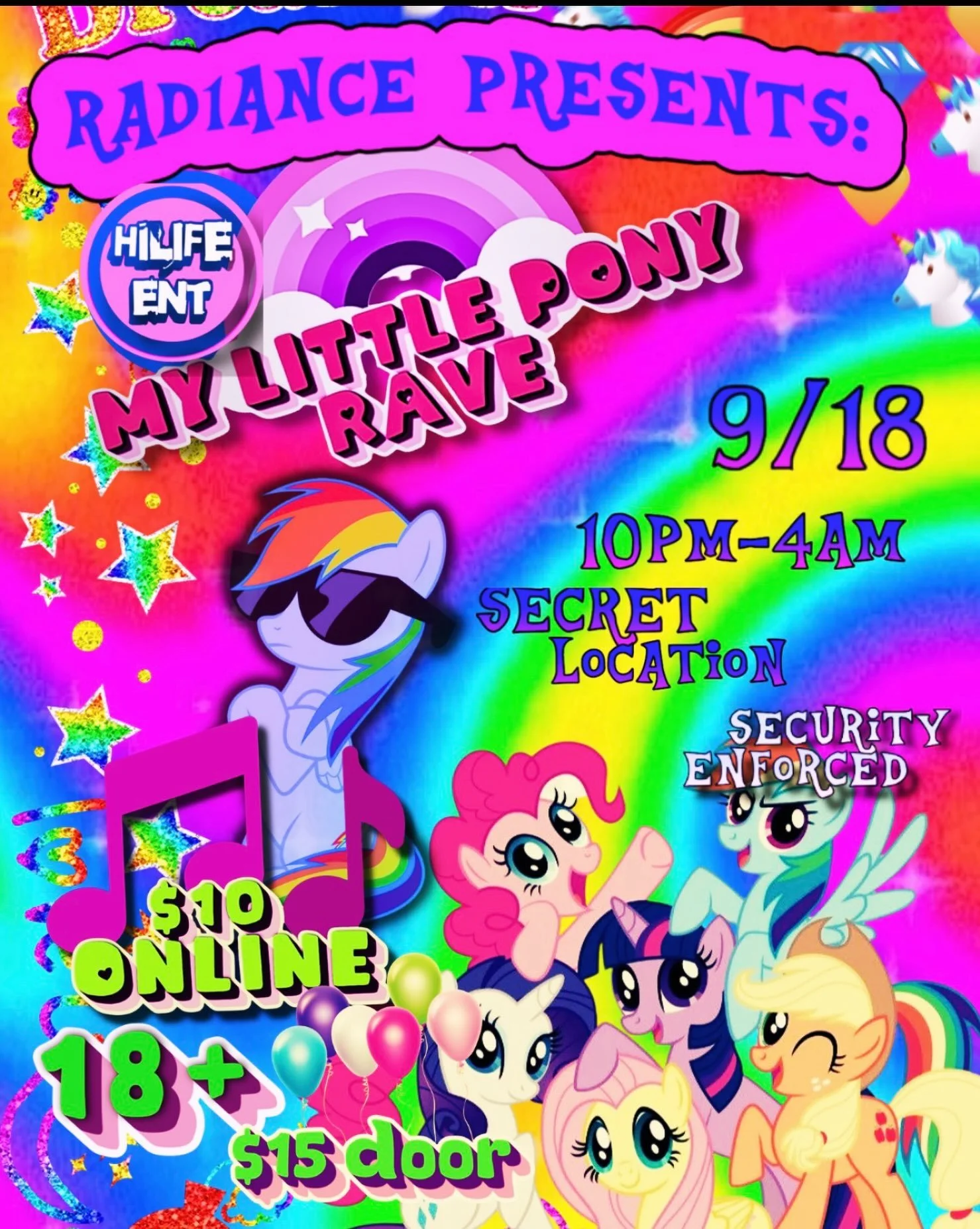 My Little Pony Rave at Faux Rest Friday, Sep 18, 2026