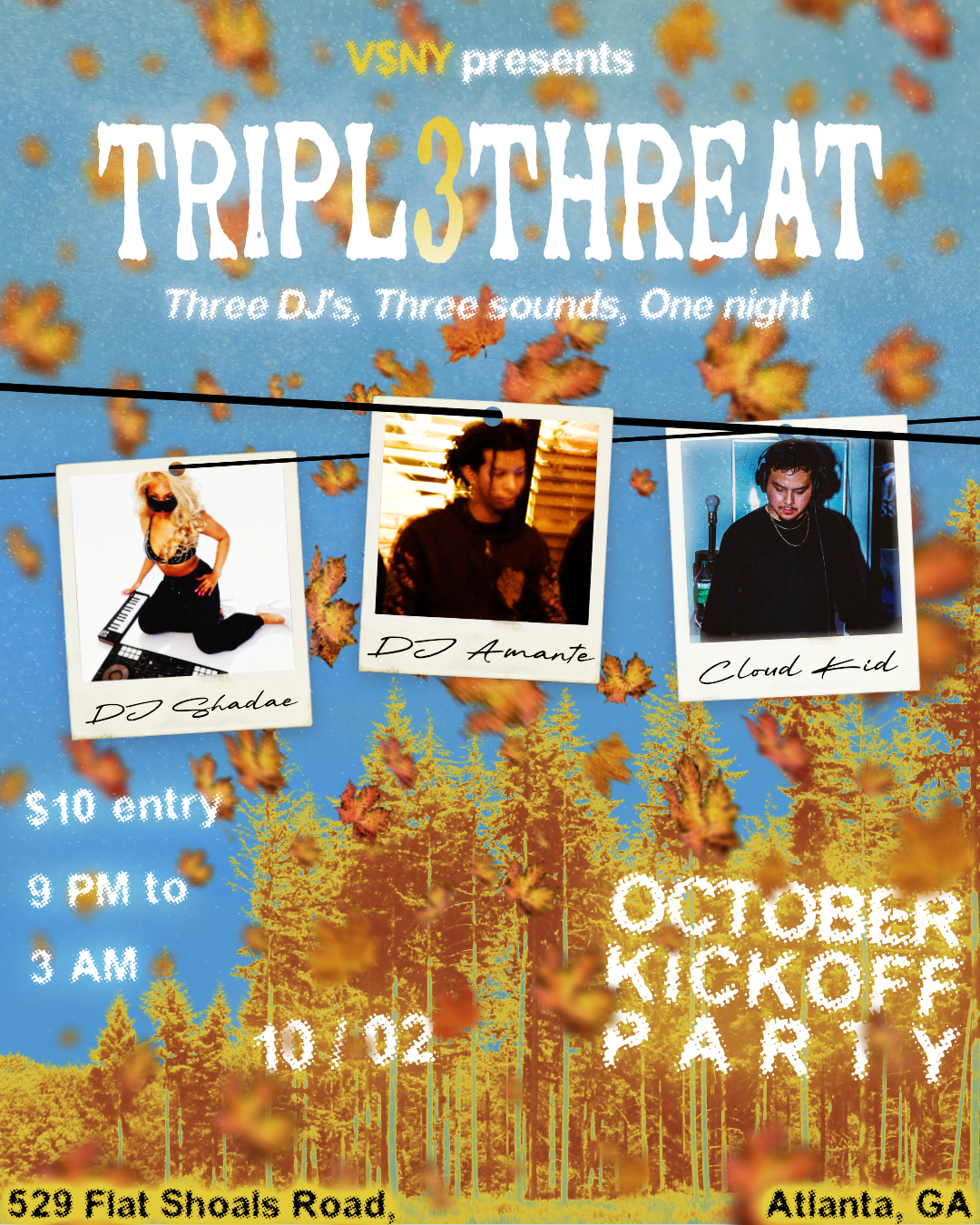 Triple Threat: Trap/ House/ Club Dance Night at 529 EAV Friday, Oct 2, 2026