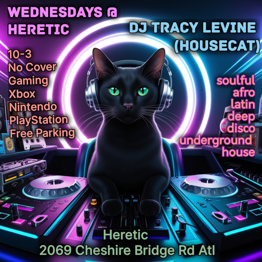 DJ Tracy Levine at Heretic Wednesday, Oct 7, 2026