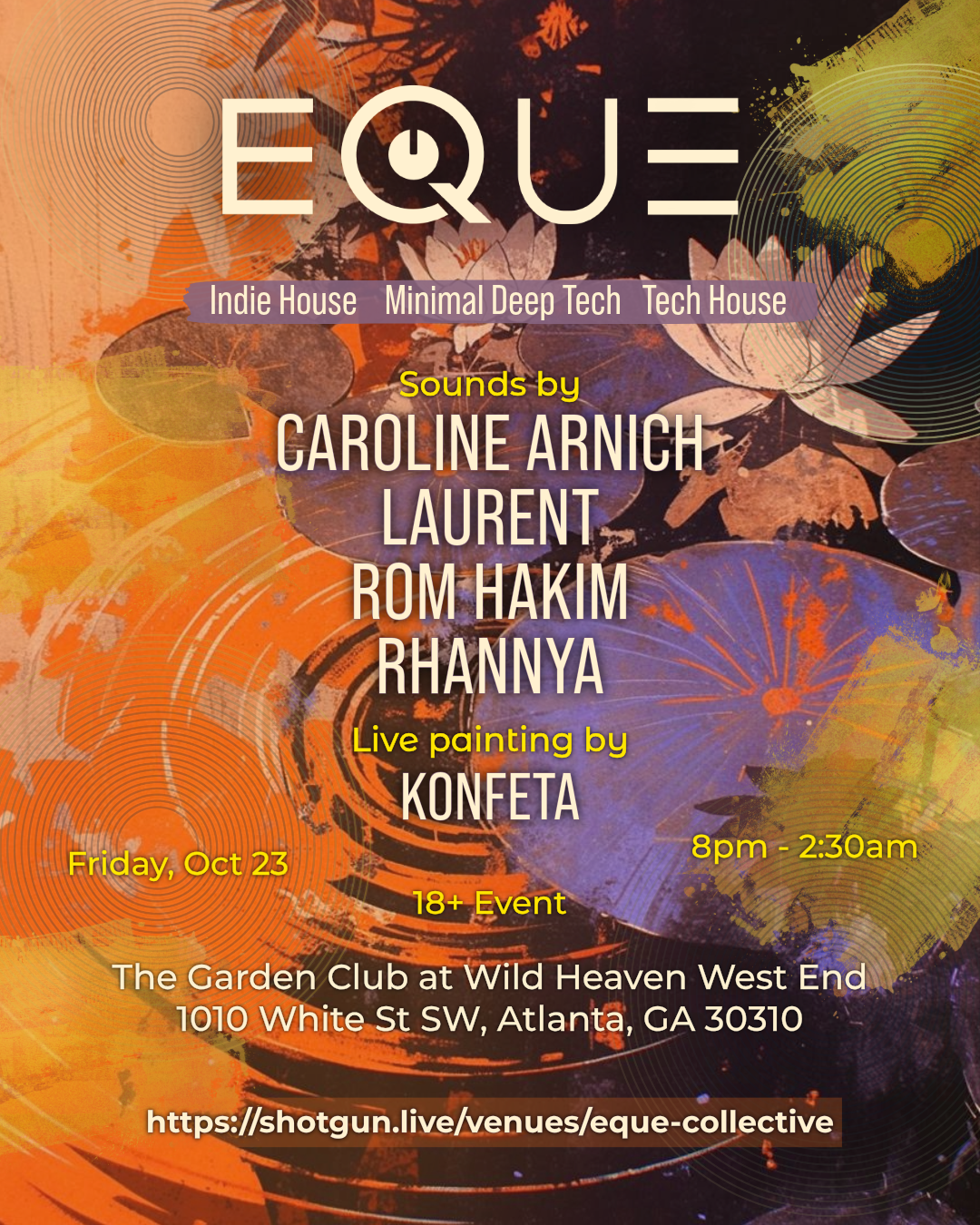 EQUE: The First Gathering at The Garden Club Friday, Oct 23, 2026