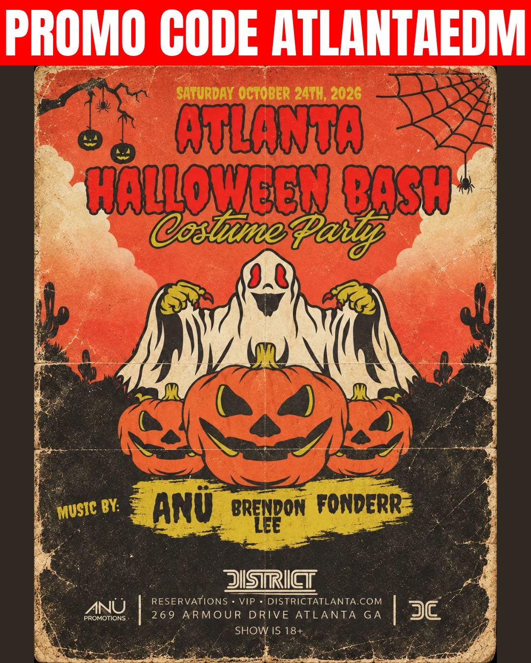Halloween Bash at District Saturday, Oct 24, 2026