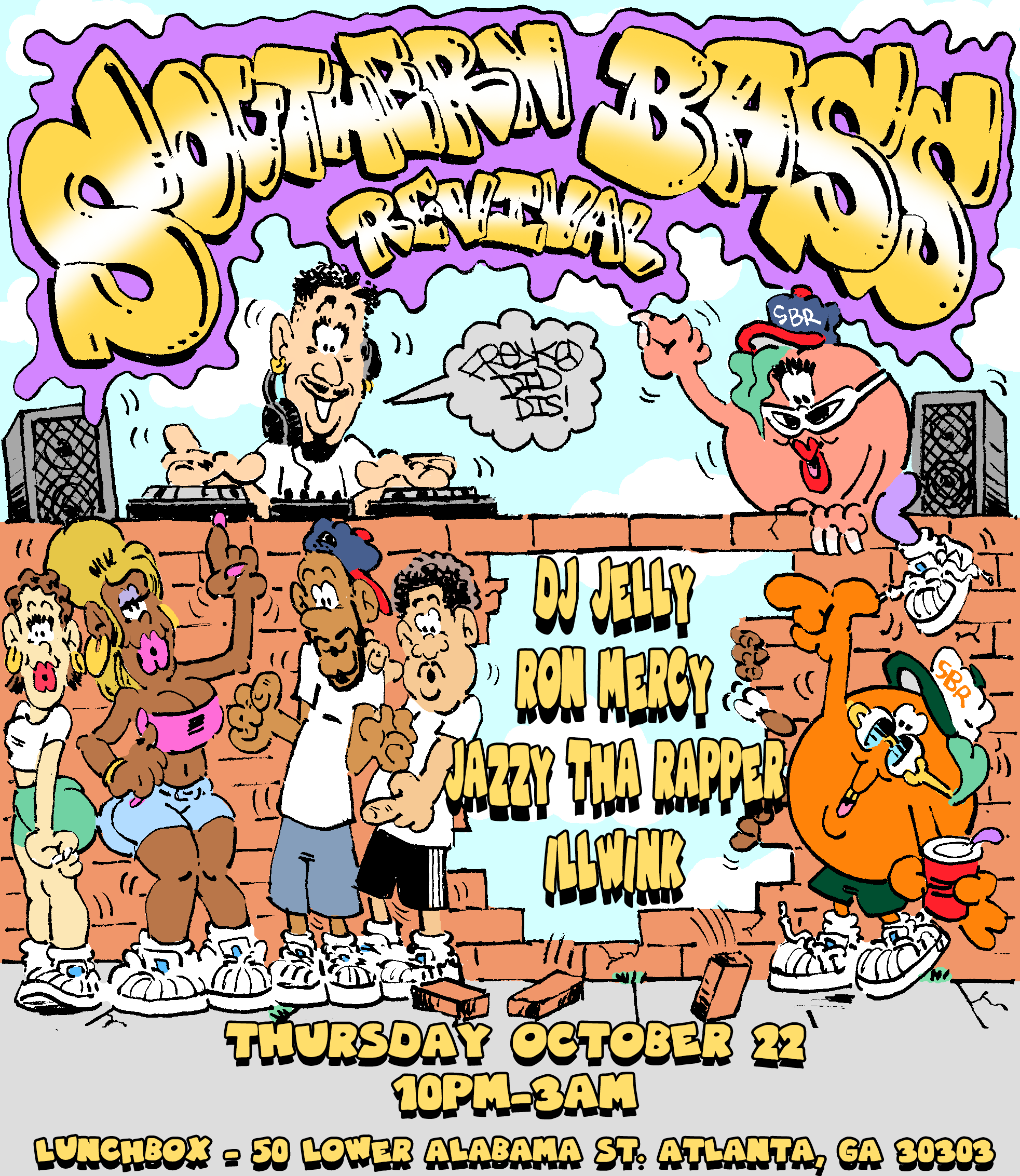 Southern Bass Revival Vol 2 at Lunchbox Thursday, Oct 22, 2026