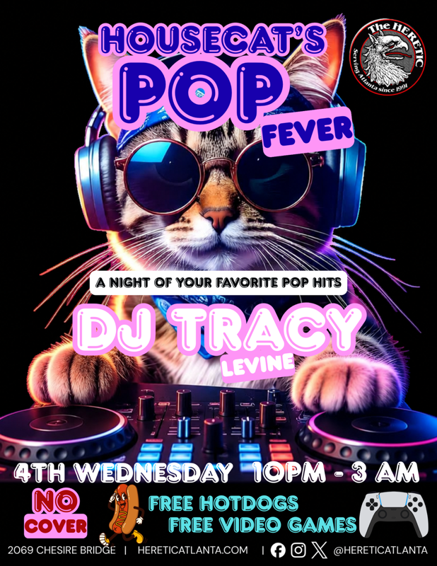 DJ Tracy Levine at Heretic Wednesday, Oct 28, 2026