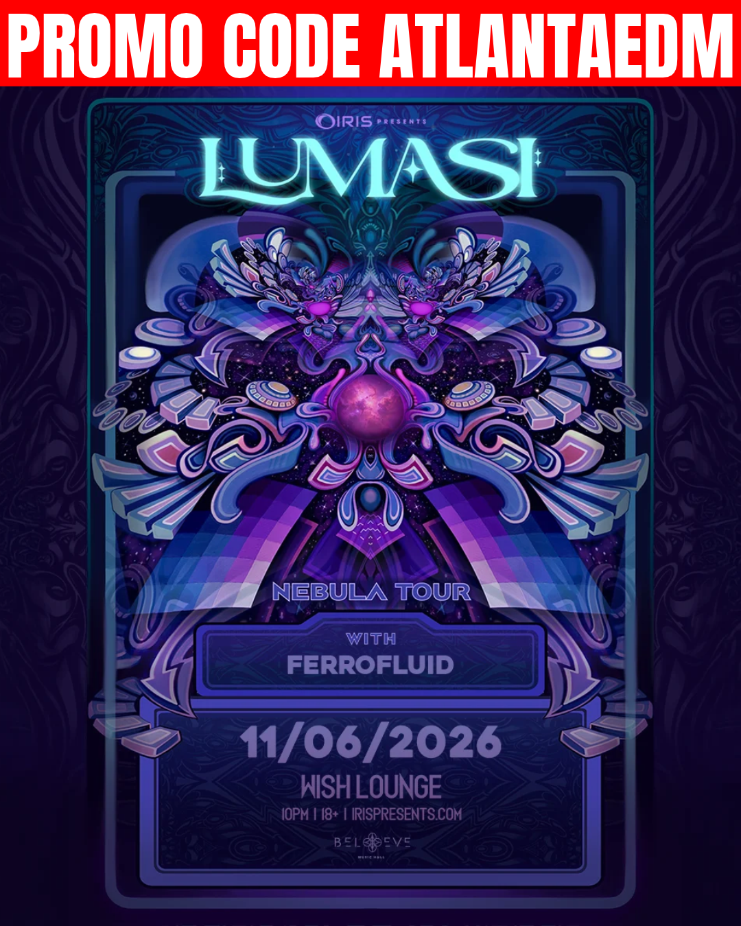 Lumasi at Wish Lounge Friday, Nov 6, 2026