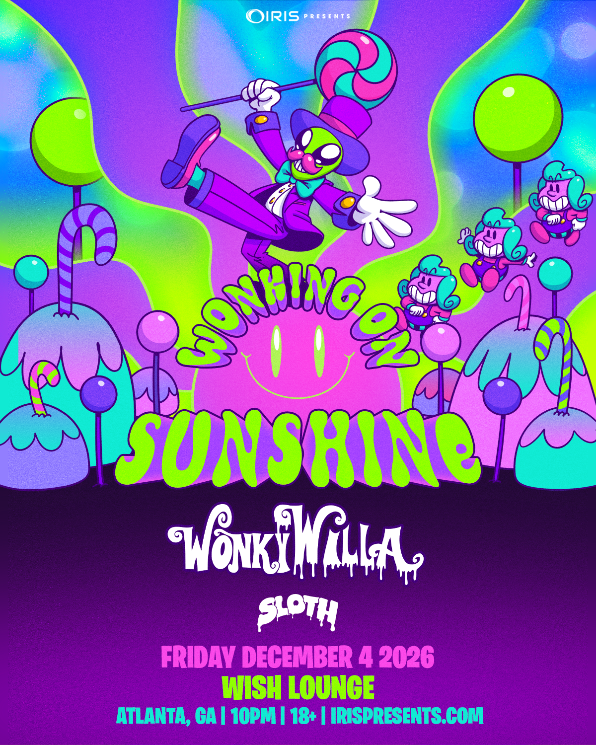 WonkyWilla at Wish Lounge Friday, Dec 4, 2026