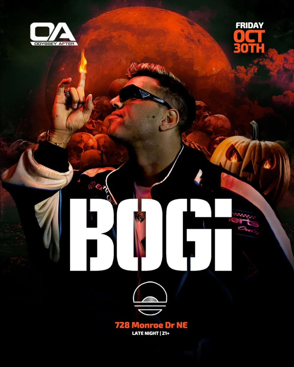 Odyssey After: Bogi at Sunset Atlanta Friday, Oct 30, 2026