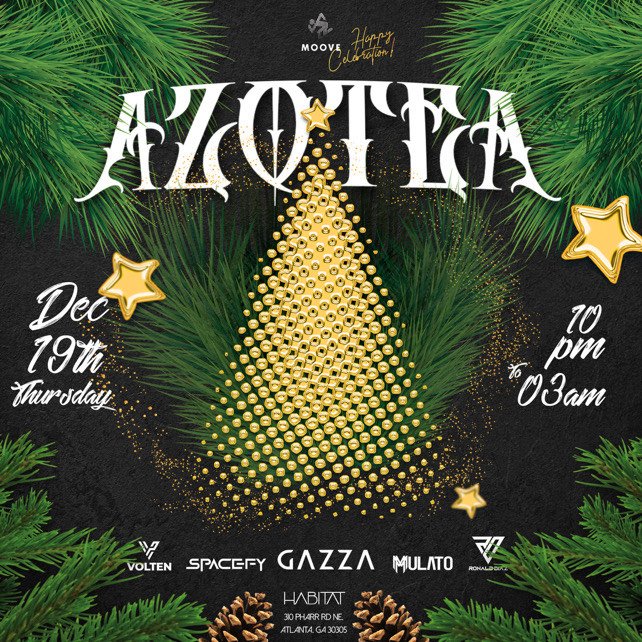 Azotea ft. Gazza, Volten, Spacefy, Mulato at Habitat, Thursday, Dec 19, 2025