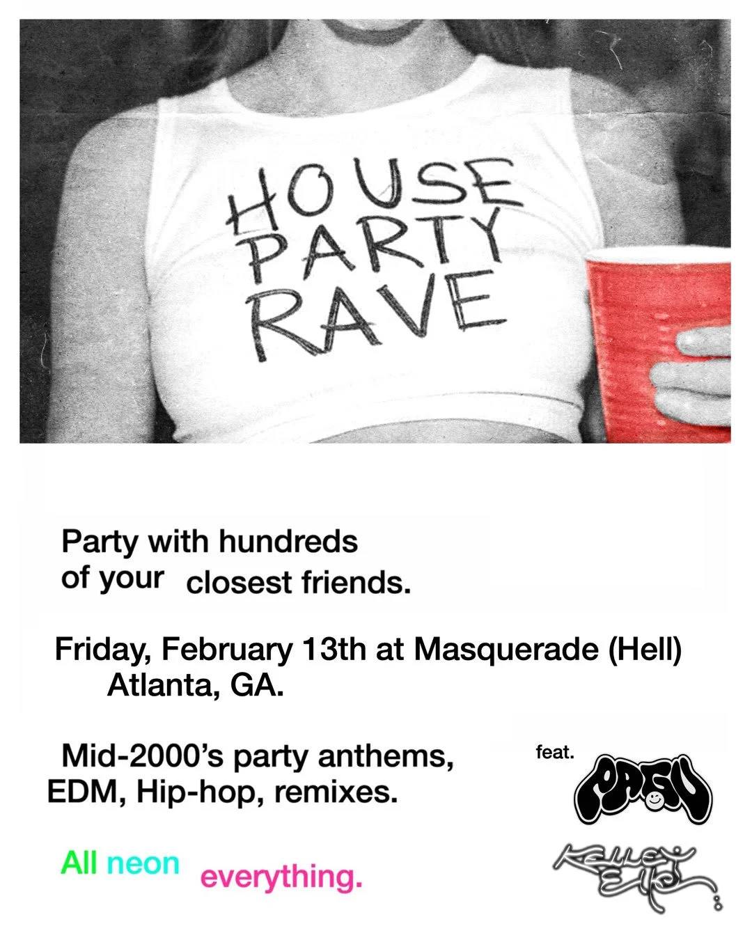 Atlanta Georgia Rave House Party Rave at The Masquerade Friday, Feb 13, 2026 — Atlanta EDM