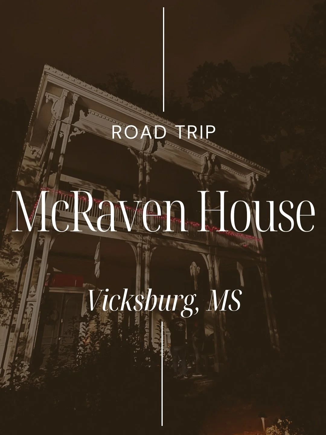 Would you dare walk through Mississippi&rsquo;s most haunted house by candlelight? 👻

If haunted history is your thing, this one&rsquo;s for you!
The McRaven House in Vicksburg, Mississippi offers eerie candlelight tours each Halloween season, led b