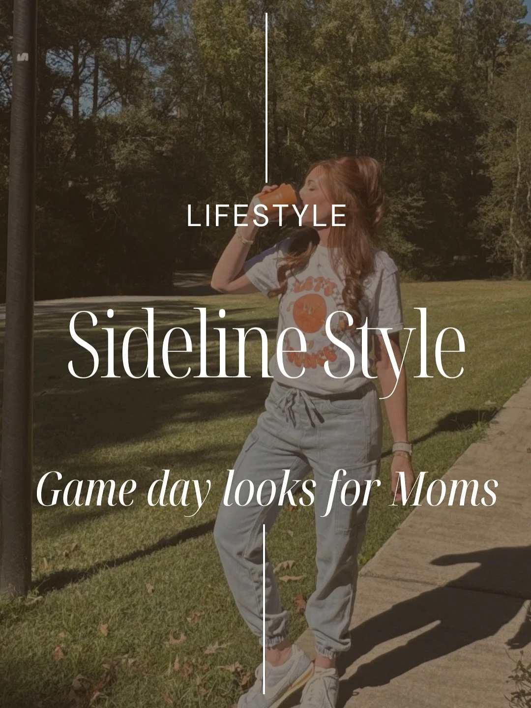 Game Day Looks for Moms:

Three game day outfits nobody asked for but I&rsquo;m posting anyway. 

If you see me at the game, just know:
I will be yelling.
I will be emotionally invested.
And I will have spent too long picking out a game outfit. 

Her