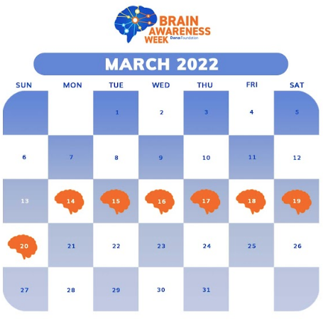What's on tap for Brain Awareness Week 2022?