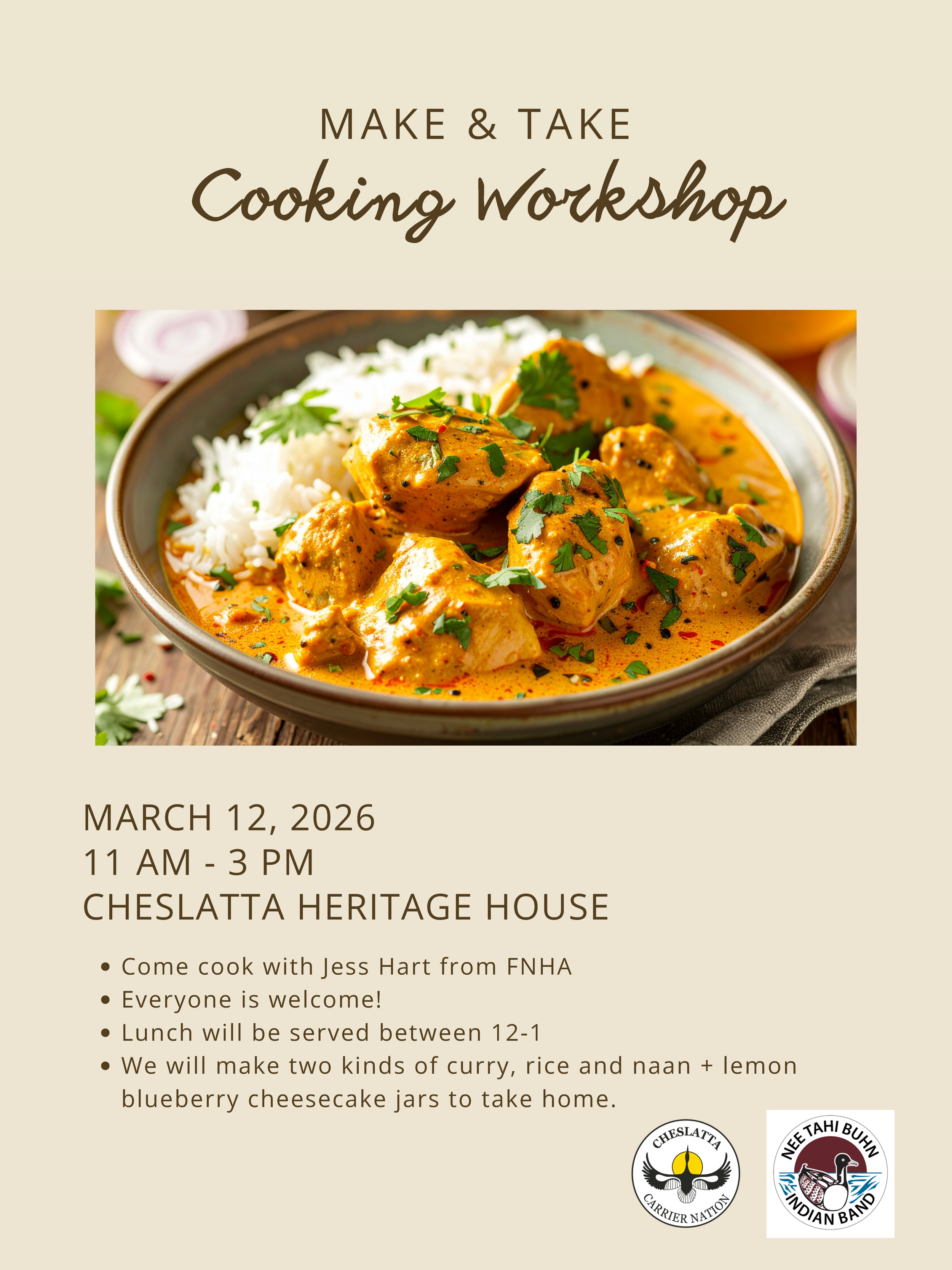 Make &amp; Take Cooking Workshop