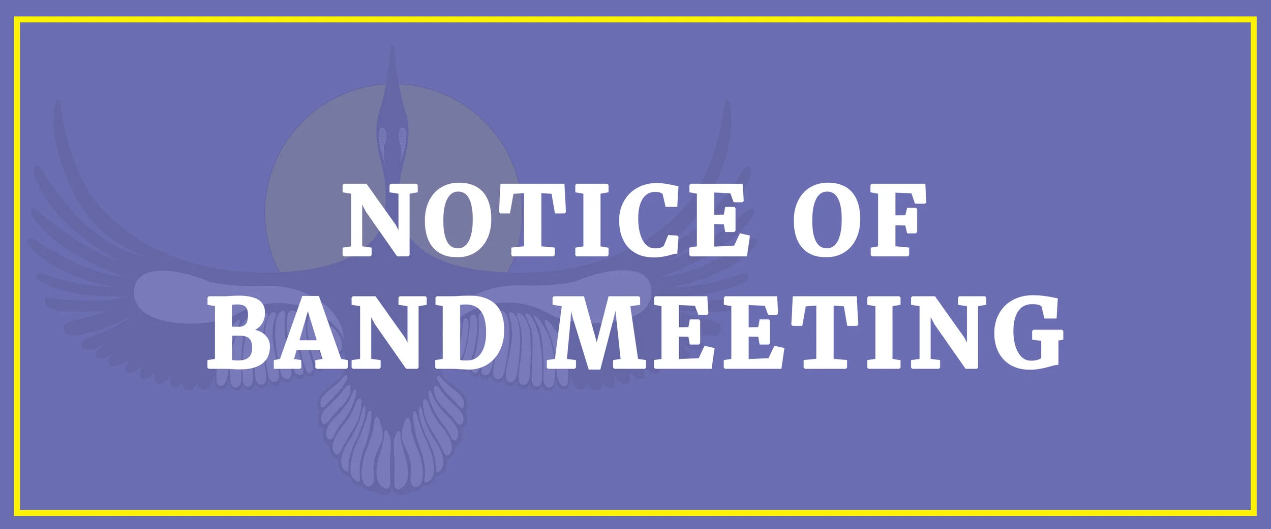 Band Meeting - Monday, January 28th @ 10AM