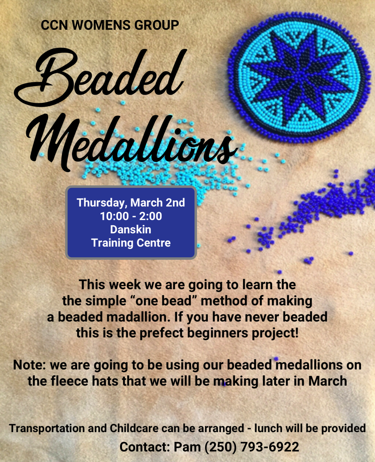 CCN Womens Group: Beaded Medallions