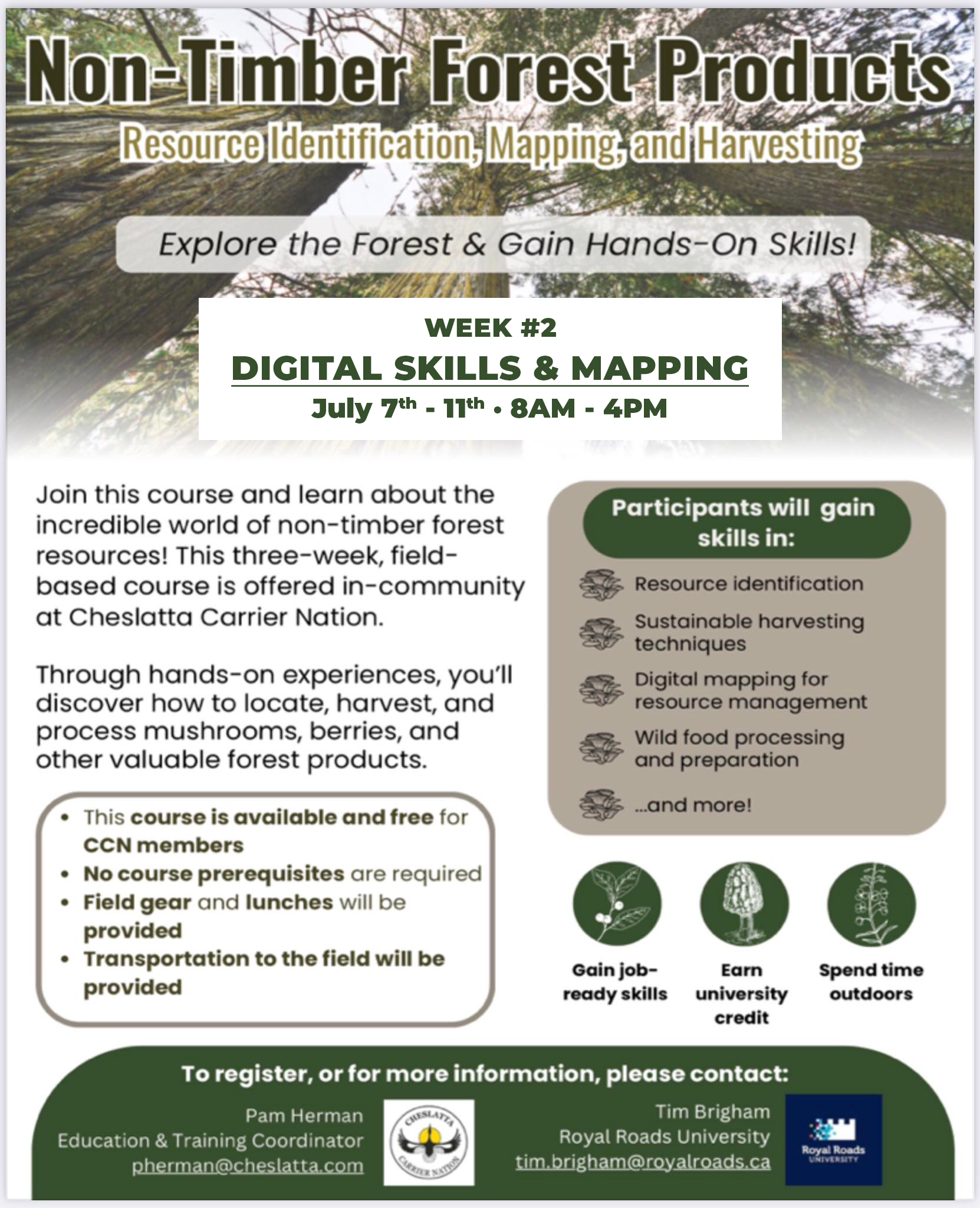Non-Timber Forest Products Course Week #2 - Digital Skills &amp; Mapping - Day 5